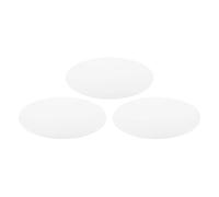 ULDIGI Lamp Shade Light Diffuser Panel Lightweight and Easy Installation Acrylic Round 3pcs, White Colour for Ceiling Light for Dining Areas and Bedrooms