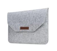 ULDIGI Laptop Bag and Laptop Pouch 11.6 Inch Light Grey Felt Protective Bag for Laptop Notebook Carry Anywhere