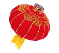 ULDIGI Large Red Vietnamese Cloth Lantern for Lunar Year Spring Festival Decorations Easy to Hang Oriental Style Lanterns with Detailed Craftsmanship Symbol of Luck for Asian Festival