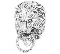 ULDIGI Lion Brooch Pin Clothing Accessory Vintage Alloy Easy to Attach and Take off Men Daily Life Special Parties 1.38x0.98x0.20in