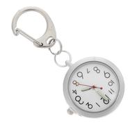 ULDIGI Luminous Pocket Watch with Stainless Steel Case and Buckle, Easy to Carry Night Glow Watch for Girls, Suitable for Work in The Hospital and Daily Use