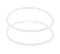 ULDIGI Lunch Box Sealing Ring 2pcs in White Silicone Material with Vent Plug Compatible for Japanese-Style Food Containers
