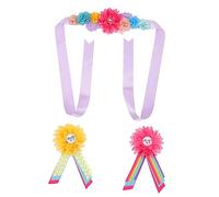 ULDIGI Maternity Flower Belly Belt Set for Mommy to Be Baby Shower Sash Corsage Photo Prop
