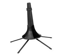 ULDIGI Metal Clarinet and Trumpet Stand with 5-foot Base and Cotton Support, Small Black Musical Instrument Display Rack for Orchestral Use