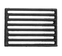 ULDIGI Metal Fire Grate for Stove and Fireplace with Ash Collection Grid Structure for Efficient Burning, Suitable for Logs and Coals, Silver Black Stove Accessory
