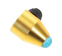 ULDIGI Metal Tuning Fork Feet with Lake Blue Chalcedony Crystal Bead Holder, Universal Tuning Fork Replacement Part for Percussion Instruments, Sturdy Aluminium Alloy Accessories for Home