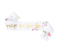 ULDIGI Mommy Sash Elegant Gold Foil Design for Shower Decorations Comfortable Fit for Expecting Mothers Photo Prop for Celebrating Arrivals