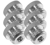 ULDIGI Mounting Adapter Screw 6Pcs 1/4 Inch to 5/8 Inch Camera Conversion Nut Compatible Tripod Plate and Handheld Tripod