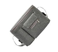 ULDIGI Multifunctional Stroller Mummy Bag with Diaper Pouch, Grey Waterproof Organizer for Pram Handlebar Use, Nursery Storage Solution for Moms on The Go
