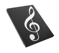 ULDIGI Music Document Organizer Lightweight Spiral Binder Pages Notes for Teachers Students and Musicians The Go