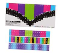 ULDIGI Music Note Keyboard Stickers Notes Kalimba Piano Sticker Key for Beginner Easy Install and Remove Decals