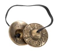 ULDIGI Nepal Tingsha Cymbals Om Bell Chimes Metal Buddhist Meditation Bells