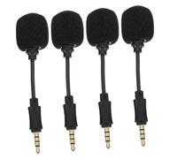 ULDIGI Noise Reduction Microphone for Live Singing In-Line Trrs Mic Sponge Head for Laptop Phone Streaming and Recording