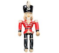 ULDIGI Nutcracker Design Pin Soldier Elegant for Metal Brooch, Women Material Compact Firmly Attached Accessories Celebrations and Parties