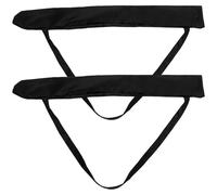 ULDIGI Outdoor Waterproof Umbrella Storage Bag Carry Strap, Long Umbrella Sleeve Pouch, 2pcs Set Black Protective Cover for Travel and Daily Use