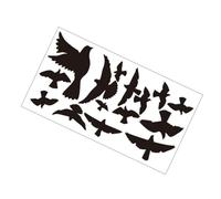 ULDIGI Pattern Wall Sticker PVC Decal Home Adornment for Living Bedroom Glass Walls Removable Decorative Art Without Residue