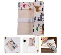 ULDIGI Pen Curtain Roll Pencil Bag Canvas Storage Slots Drawing Organizer for Art Supplies Sketching The Go
