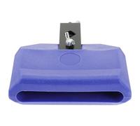 ULDIGI Percussion Instrument Producing High Pitched Sound Cow Bell Blue Plastic Drum Accessory with Mounting Clamp and Mallet, Portable and Lightweight for Multiple Styles of Music