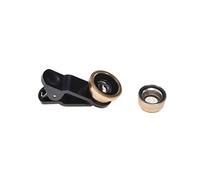 ULDIGI Phone Lens Kit Wide Angle Macro and Fisheye Attachments for Smartphones Durable Design Easy Installation for Close-up Photography Golden