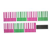 ULDIGI Piano Keyboard Decal Removable Introductory Sticker for Beginners Easy to Apply Thin Design Compatible with Keys for Learning Music Notes and Techniques