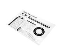 ULDIGI Piano Scale Stickers Chord Wheel Piano Chords Chart Educational Reference Guide for Beginners