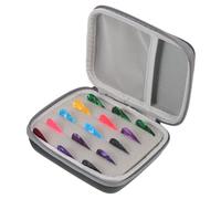 ULDIGI Pick Storage Box for Guitar Plectrums for Folk Guitar Pick Storage and Electric Organization Use as Accessory for Performance Supplies Random Color