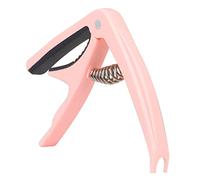 ULDIGI Pink Guitar Capo for Acoustic and Electric Guitar Metal Abs with Smooth Clamping Action Easy One-hand Movement for Playing Folk Music and Traditional Songs