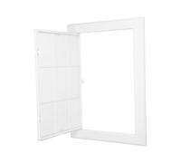 ULDIGI Plastic Access Panel Door 200x300mm Hinged White Abs Ceiling Inspection Cover Plate for Drywall Plumbing Electrical Access Maintenance