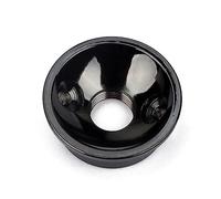 ULDIGI Plate Metric Threaded 6.35mm with for Tl Guitar Fits Guitar 2 Screws Gt151 Black Metal Jack Standard Jack Sockets 7/8" Diameter Hole Suitable for
