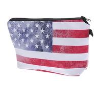 ULDIGI Polyester Washable Makeup Bag Compact Pencil Case Handle Big Cosmetics Bag for Students