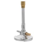 ULDIGI Portable Bunsen Burner and Zinc Alloy Material Heating Tool with Advanced Temperature Control Convenient Gas Burner Equipment in Silver for Laboratory and Physics Use
