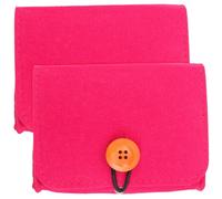 ULDIGI Portable Essential Oil Holder Organizer Felt Storage Bag 2Pcs for 6 Bottles 5ml 10ml 15ml Ideal for Essential Oil Lovers at Work