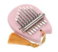 ULDIGI Portable Mini Acrylic Kalimba Thumb Piano with 8 Keys, Pure Sound Quality and Easy to Learn, Cute Bear Shape for Toddlers and Beginners Musical Practice