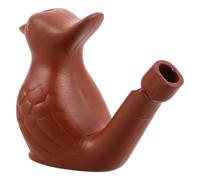 ULDIGI Pottery Peacock Water Bird Whistle Toy Purple Clay Bird Noise Maker Realistic Chirping Sound Traditional Folk Instrument Outdoor Fun