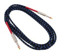ULDIGI Professional Braided Guitar Amplifier Cord Noise-reducing Patch Cable for Electric Bass Pedals Keyboard Drum Speaker Microphone with Stylish Color Combination