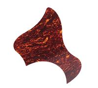 ULDIGI Professional Guitar Pickguard Self-adhesive Pickguard for Acoustic Guitar Dark Red Easy Install Pvc Material