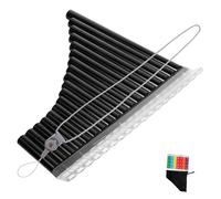 ULDIGI Professional Pan Flute c Key for Beginners Lightweight Abs Resin Panpipes for Teaching Performance Comfortable Design Intake Reduced Learning Cost