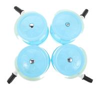 ULDIGI Replacement Baby Walker Wheels for Infant Strollers, 4pcs Silent Anti-Slip Plastic Casters with Detachable Design, Sturdy Front Wheel Accessories for Smooth Indoor Mobility