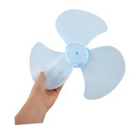 ULDIGI Replacement Plastic Fan Blades Leaves with Nut Cover Pedestal Floor Fan Parts for Home and Industrial Use Easy Installation Cooling Accessories