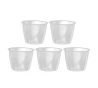 ULDIGI Rice Measuring Cups 5Pcs 160Ml Plastic Transparent with Scale for Cooking and Boiling Suitable for Rice and Flour