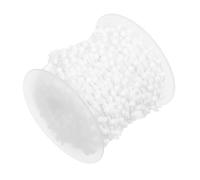 ULDIGI Roller Blind Bead Chain Cord for Roman Vertical Shades Plastic Replacement with Smooth Quiet Operation Easy Installation Curtain Repair Accessory in White