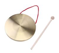 ULDIGI Round Play Hammer 1 Set Instrument Gong Desk Gong Chinese Gong Large Gong Mini Gong Chinese Opera Gong Bronze Gongs ? Rhythm Chinese Instrument Wooden
