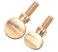 ULDIGI Sax Neck Tightening Screws Made of Sturdy Copper Golden Finish 2pcs Replacement Parts Not Easy to Deform Or Break for Saxophones Suitable for Repairing Broken Or Old Sax Neck