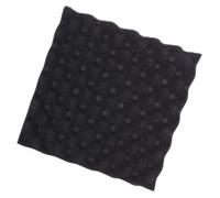 ULDIGI Self-adhesive Fire Retardant Acoustic Cotton Wall Panels, Sound Absorbing Treatment for Ceilings and Walls, Easy Install, Quiet Home Office, Black