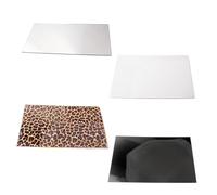 ULDIGI Self-adhesive Mirror Surface Guitar Scratch Plate Blank Material Sheet Acrylic PVC Non-deforming Heat-resistant DIY Pickguard for Acoustic Bass Guitar
