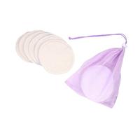 ULDIGI Set of 6 Bamboo Nursing Pads Washable Breastfeeding Nipple Pads Galactorrhea Bra Inserts Ultra Absorbent Leakproof Gentle