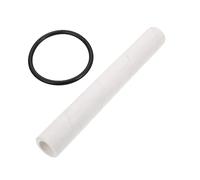 ULDIGI Sheepskin Mallet and Rubber Ring Set for Singing Bowls - 2 Pieces (1 Sheepskin Stick 1 Rubber Ring) - Compatible Sound Bowl Striker for Meditation and Sound Bath Sessions