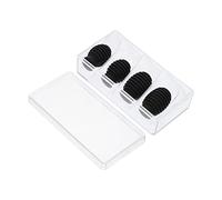 ULDIGI Silicone Drum Stick Covers for Drum Practicing, Lightweight and Portable Drumstick Practice Tips, Convenient to Carry and Store, Black,