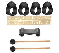 ULDIGI Silicone Finger Sleeves for Tongue Drum Note Sticker for Knocking Playing Finger Picks Use Hand Pan Drum Mallets