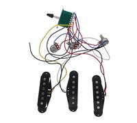 ULDIGI Single Coil Electric Guitar Pickup Kit with Black Plastic Bobbin and Potentiometer Enhanced High Frequency Response and Advanced Tonal Control for Musicians and Recording Artists